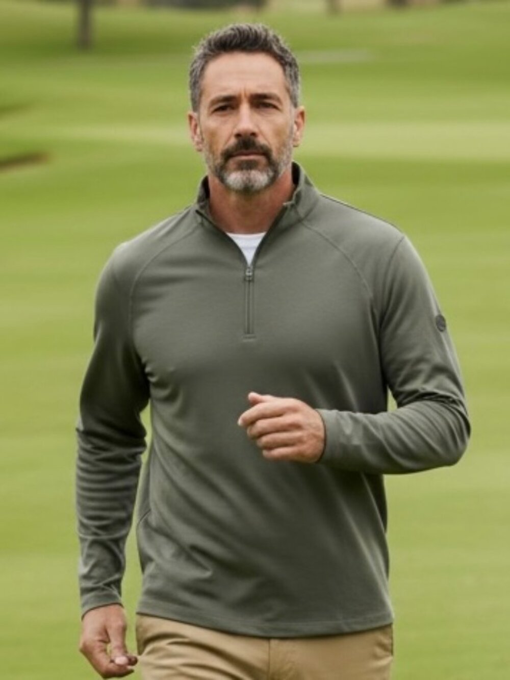 NEW G/4 G/Fore men’s XL ISLE Green 1/4 zip Mid-layer sweater NWT